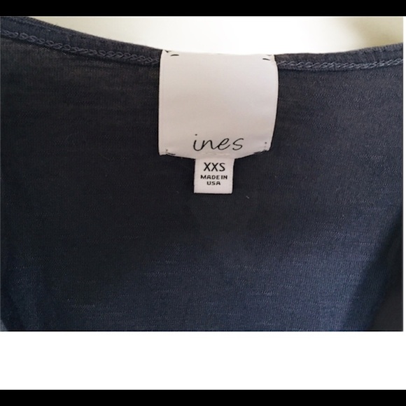 INES (Nordstrom) Pleated Detail
Cap Sleeve Top/Tee Grey Size XXSmall - Picture 8 of 10